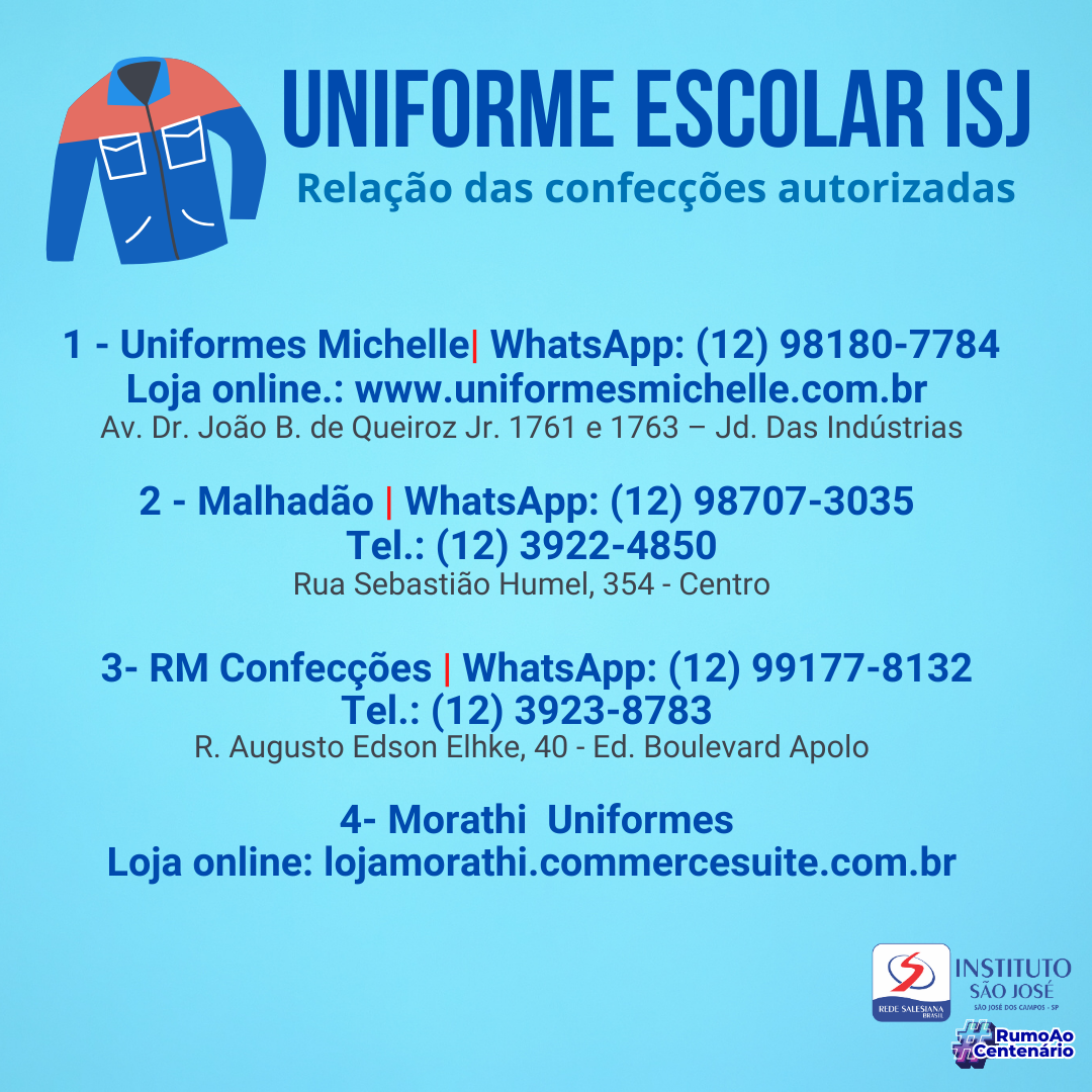 Uniforme Escolar ISJ 2025